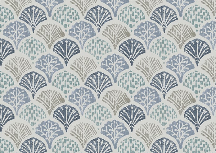 Foxley Faux Silk, Marine - Motorised Roman Blind - Image 7